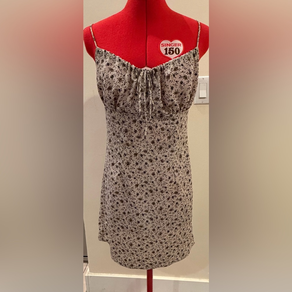 Chesley Monochrome Floral Mini Dress